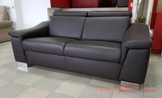 Кожаный диван релакс
