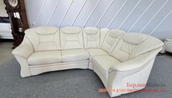 Шкіряний кутовий розкладний диван Lonlife